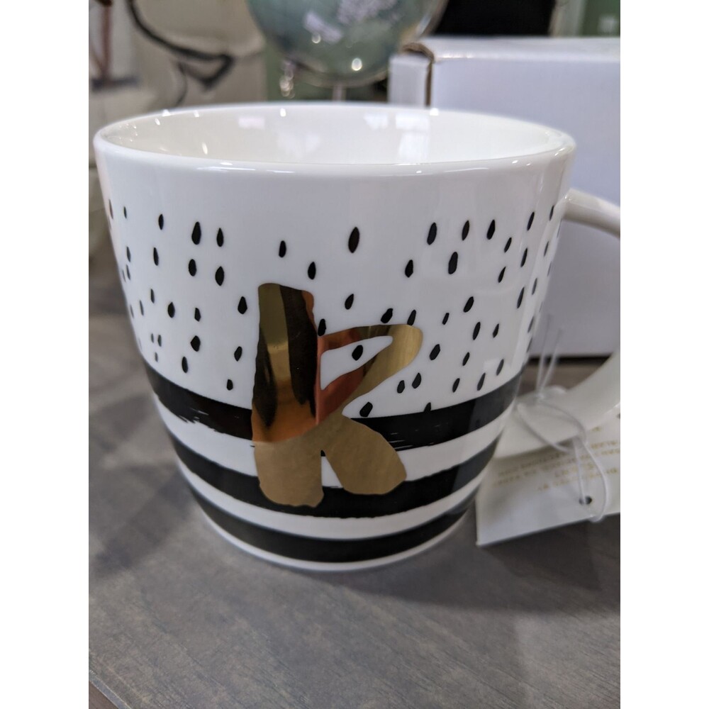 Decorative Initial Mug - R